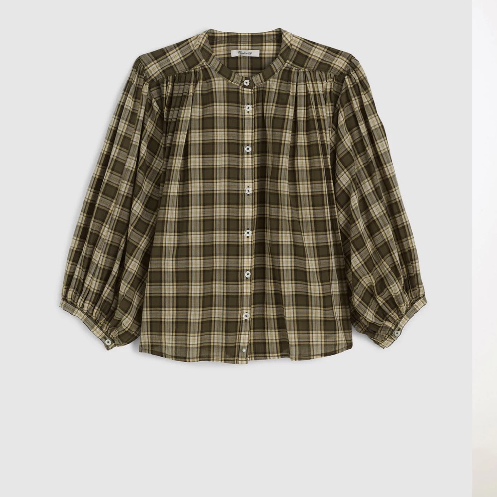 NWT Madewell Balloon Sleeve Top Size Small